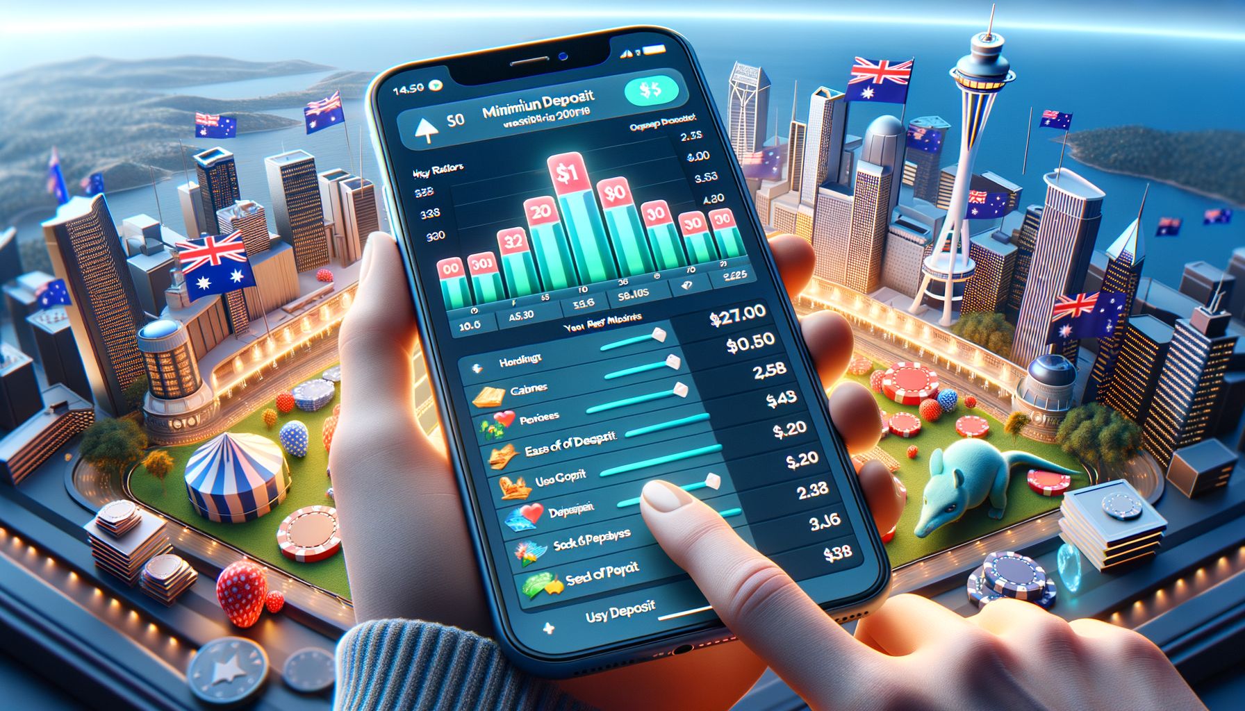 Comparing top $10 deposit mobile casinos in Australia 2025 shortlist